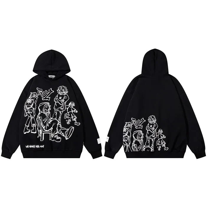 Youth Life Hoodies  Black S  - VILIVAUN