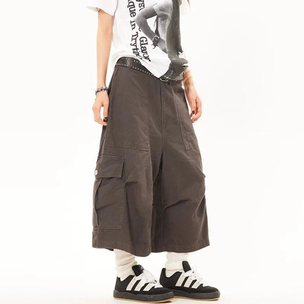 Retro Multi-Pocket Denim Jorts