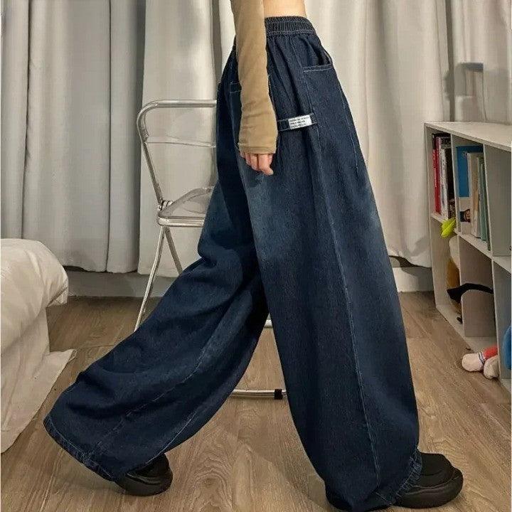 Vintage Y2K Wide Leg Jeans     - VILIVAUN