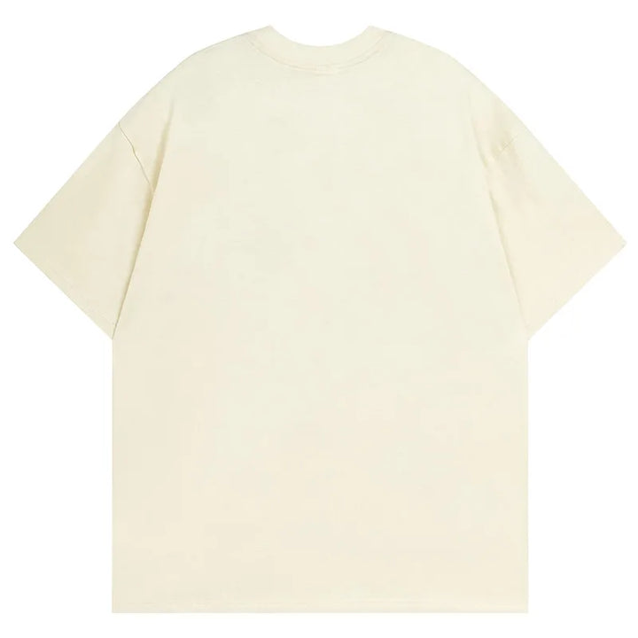Y2K Cute Cartoon Cat T-Shirt     - VILIVAUN