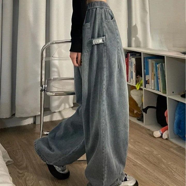 Vintage Y2K Wide Leg Jeans     - VILIVAUN