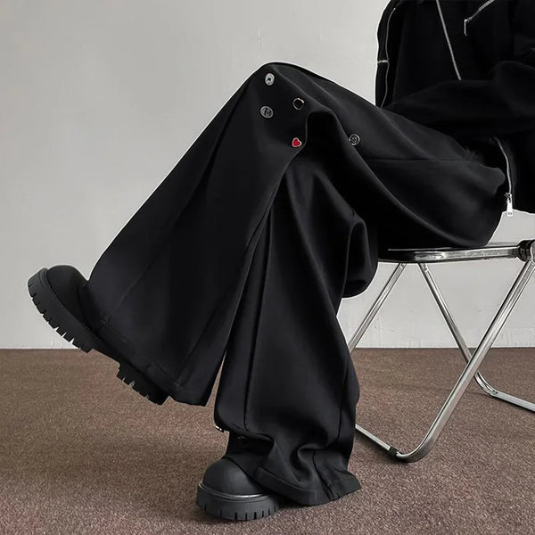 Wide-leg Korean Soft Boy Pants