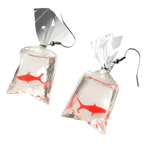 Koi Water Fish Dangle Earring
