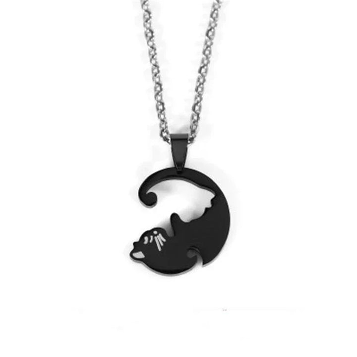 Cat Necklace For Couples     - VILIVAUN