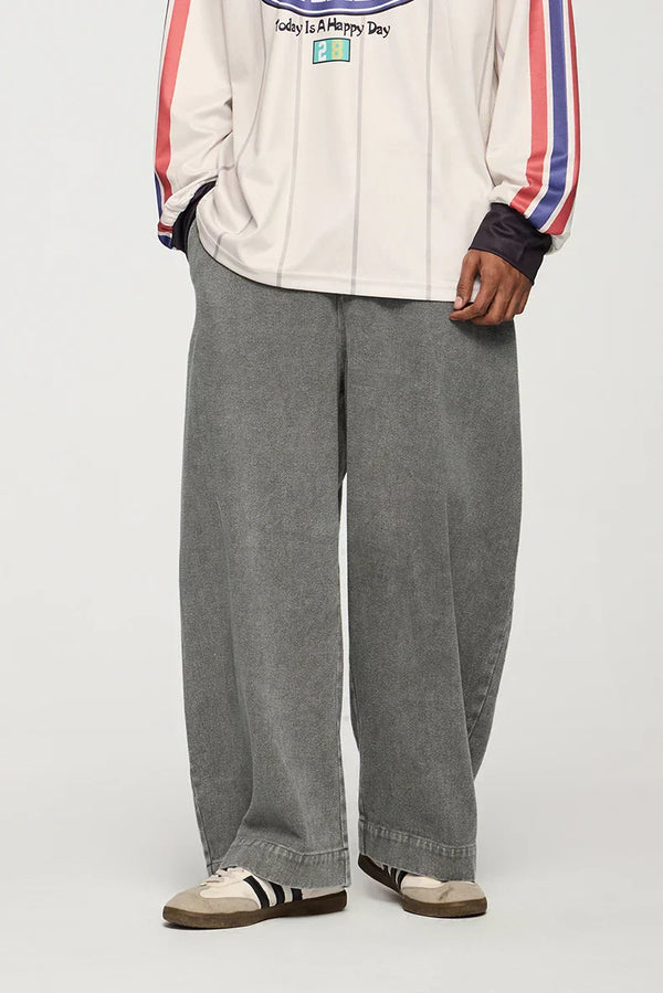 Y2K Loose Fit Washed American Pants