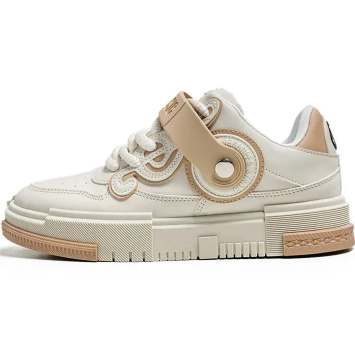 Urban Headset Pulse Skate Sneakers  Beige 44  - VILIVAUN