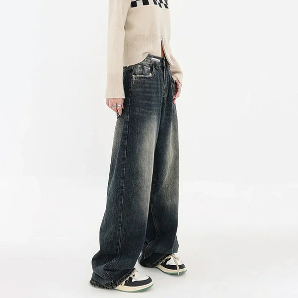 Retro Women's High Waisted Jeans