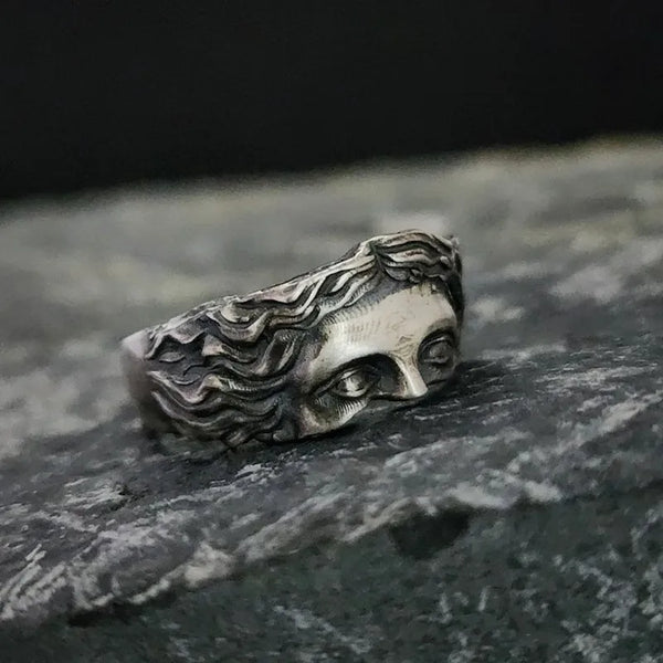 Mythology Vintage Gothic Art Open Ring