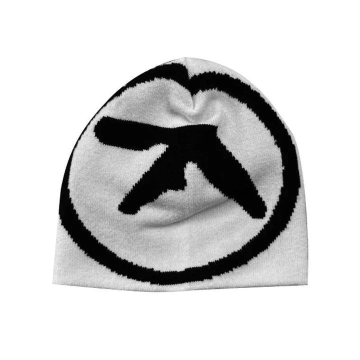 Y2K Twins Knitting Hat  White One Size  - VILIVAUN