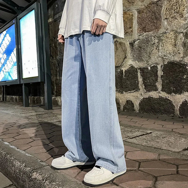 Straight Leg Denim Jeans