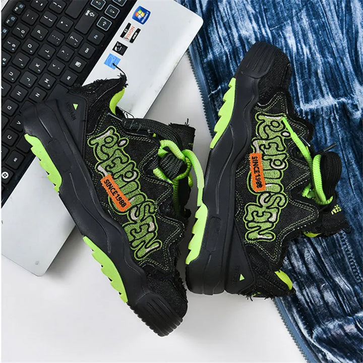 ComfortX Lace-Up Sneakers     - VILIVAUN