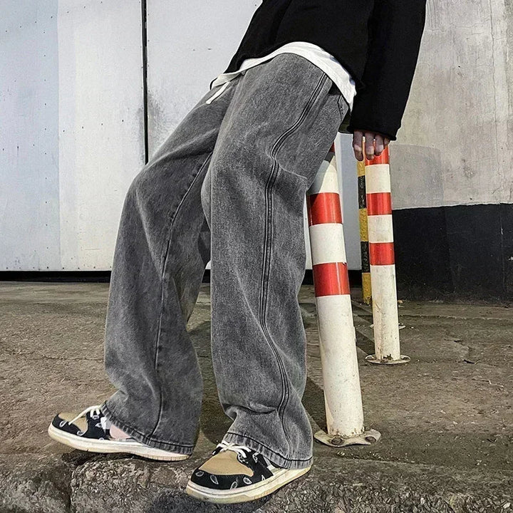 Y2k Loose Baggy Street Jeans - VILIVAUN