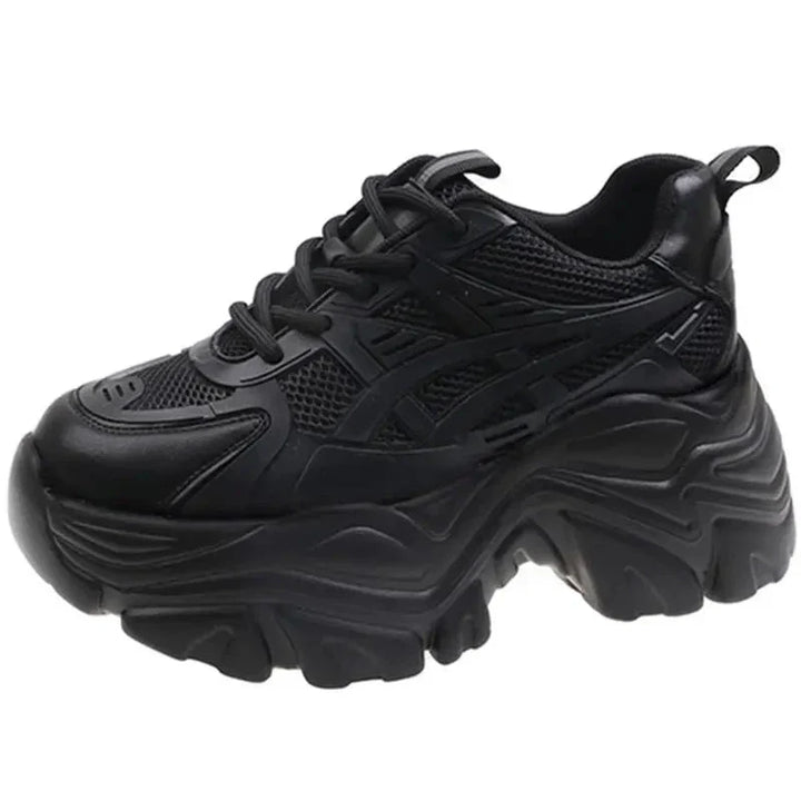 Air Mesh Chunky Sneakers  Black 35  - VILIVAUN