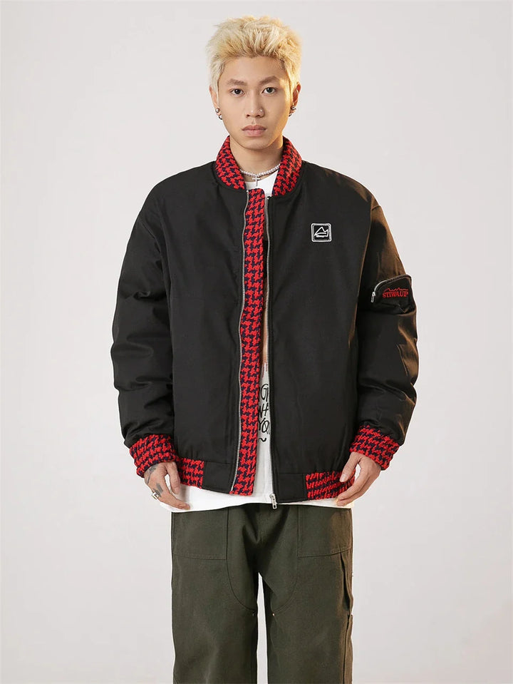 Urban Chic Bomber Varsity Jacket     - VILIVAUN