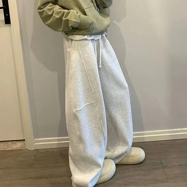 Vintage Warm Cozy High Waist Sweatpants