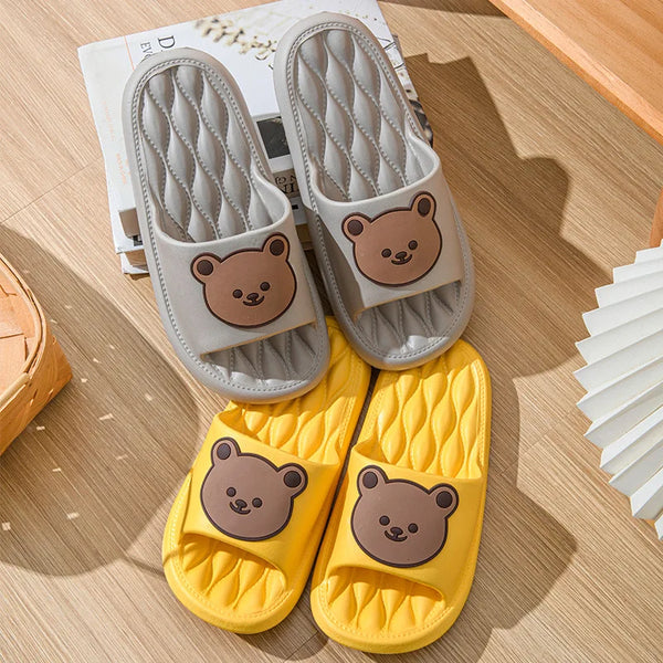 Summer Cartoon Bear Slippers