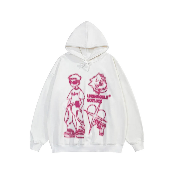 Y2K Unshakable Youth Hoodie     - VILIVAUN