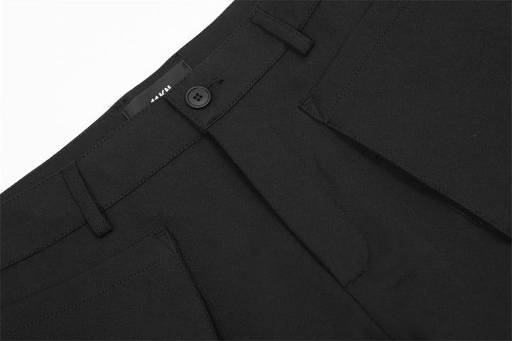 Three-Dimensional Cargo Patch Pants     - VILIVAUN