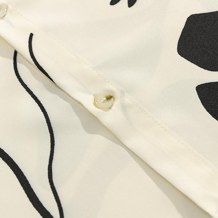 Flowers "That's Life" Shirt     - VILIVAUN