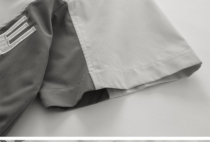 Y2K "Refuse Change" Patchwork Shirt     - VILIVAUN