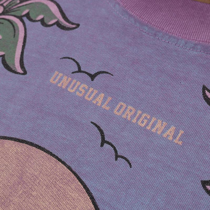 Summer Beach Oversized T-Shirt     - VILIVAUN