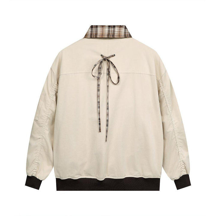 Bow Trend Baseball Jacket     - VILIVAUN