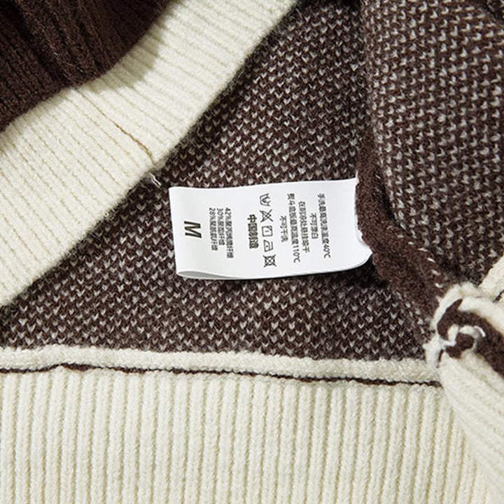 Vintage Warm Cotton Sweater     - VILIVAUN