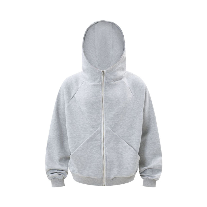 Autumn Basic Sweatshirt Jacket  Grey M  - VILIVAUN