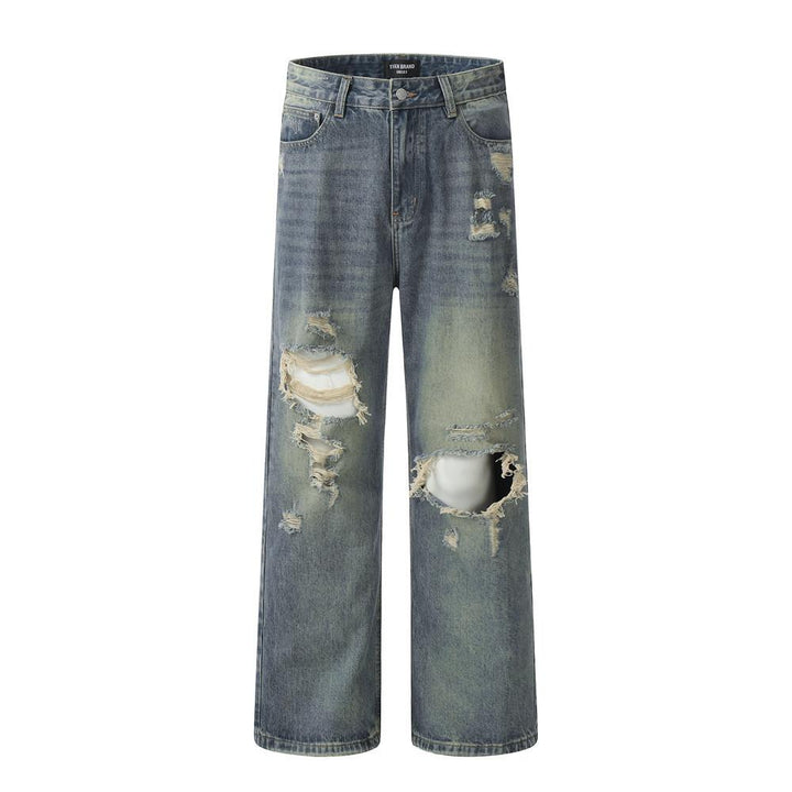 Wasteland Ripped Distressed Jeans  Blue S  - VILIVAUN