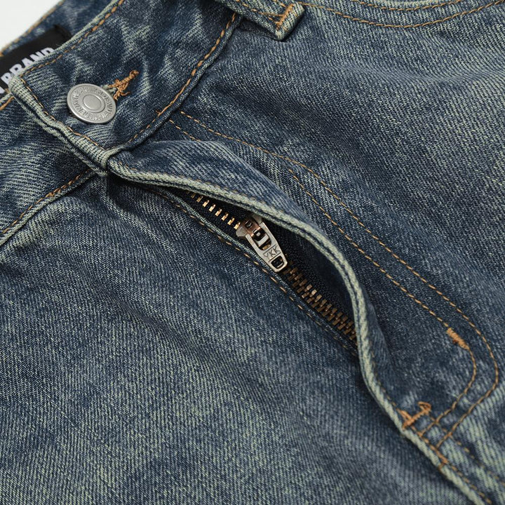 Wasteland Ripped Distressed Jeans     - VILIVAUN