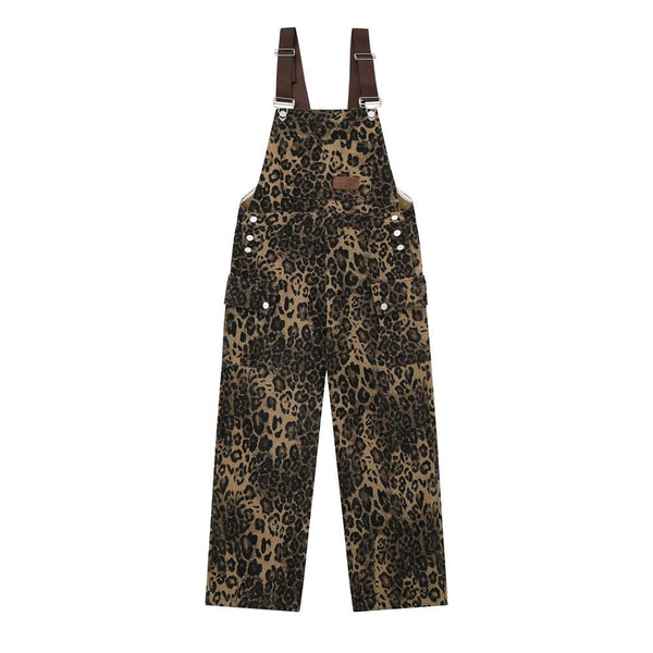 Leopard Jumpsuit Trousers  S   - VILIVAUN