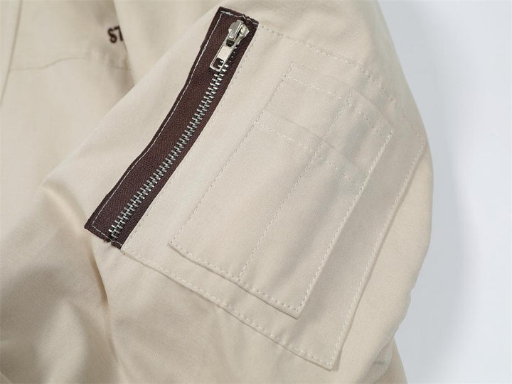 Bow Trend Baseball Jacket     - VILIVAUN