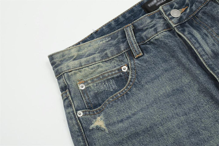Wasteland Ripped Distressed Jeans     - VILIVAUN