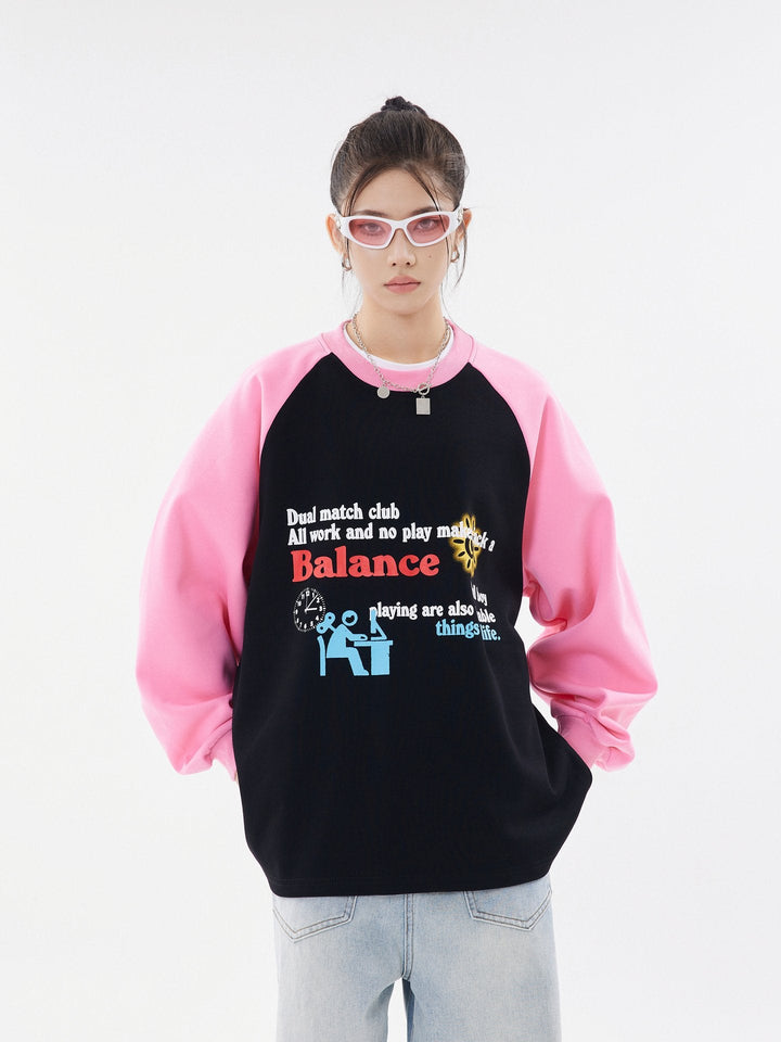 Work And Balance Sweater     - VILIVAUN